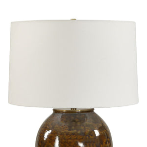   Brown Glaze Ceramic Table Lamp | Oroa.com