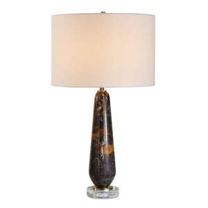   Dark Marble Table Lamp | Oroa.com