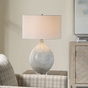   Striped Ceramic Table Lamp | Oroa.com
