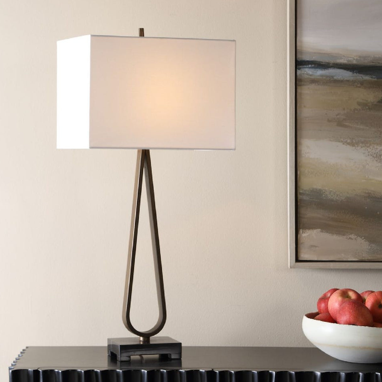   Bronze Minimalist Table Lamp | Oroa.com