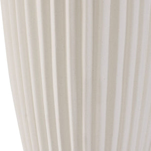   White Fluted Ceramic Table Lamp | Oroa.com