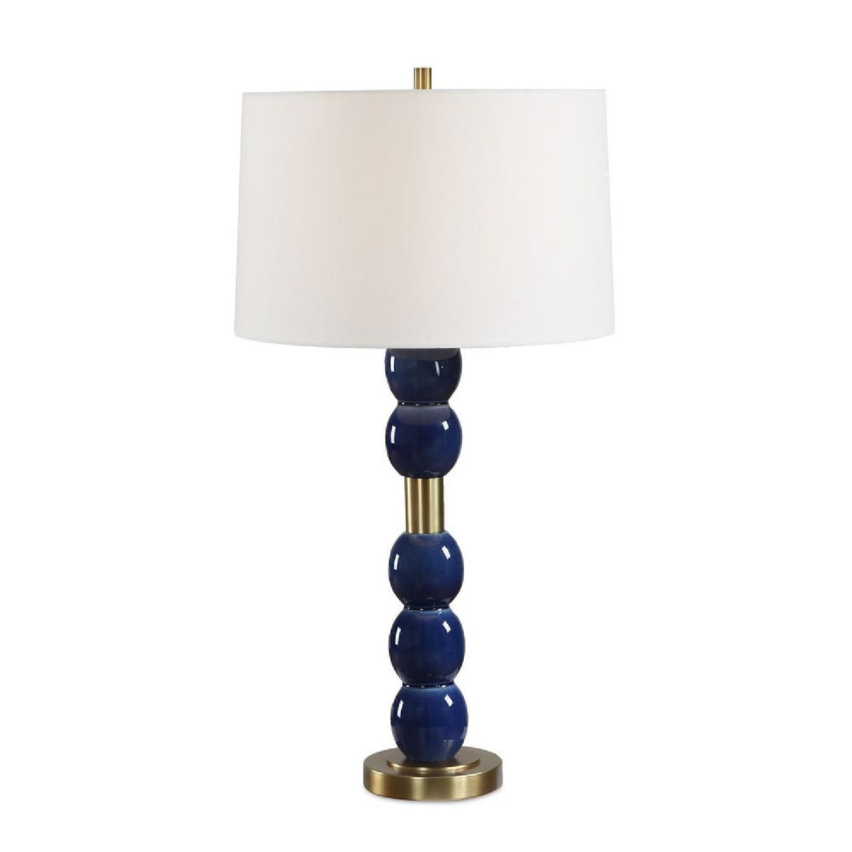   Stacked Blue Orbs Table Lamp | Oroa.com
