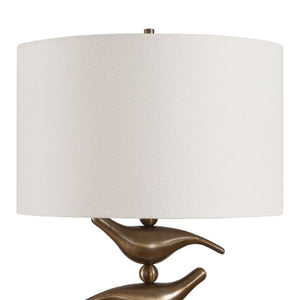   Stacked Bronze Songbirds Table Lamp | Oroa.com