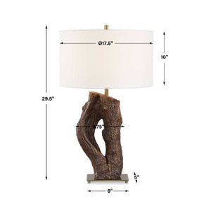   Wooden Inspired Table Lamp | Oroa.com