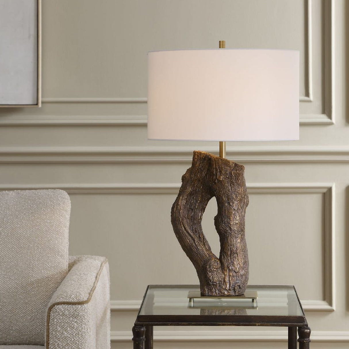   Wooden Inspired Table Lamp | Oroa.com