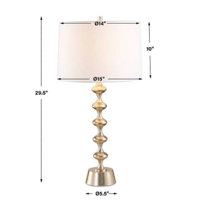   Tiered Antique Brass Table Lamp | Oroa.com