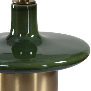   Green Ceramic Table Lamp | Oroa.com