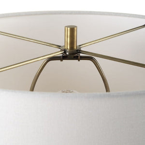   Rippled Brown Ceramic Table Lamp | Oroa.com