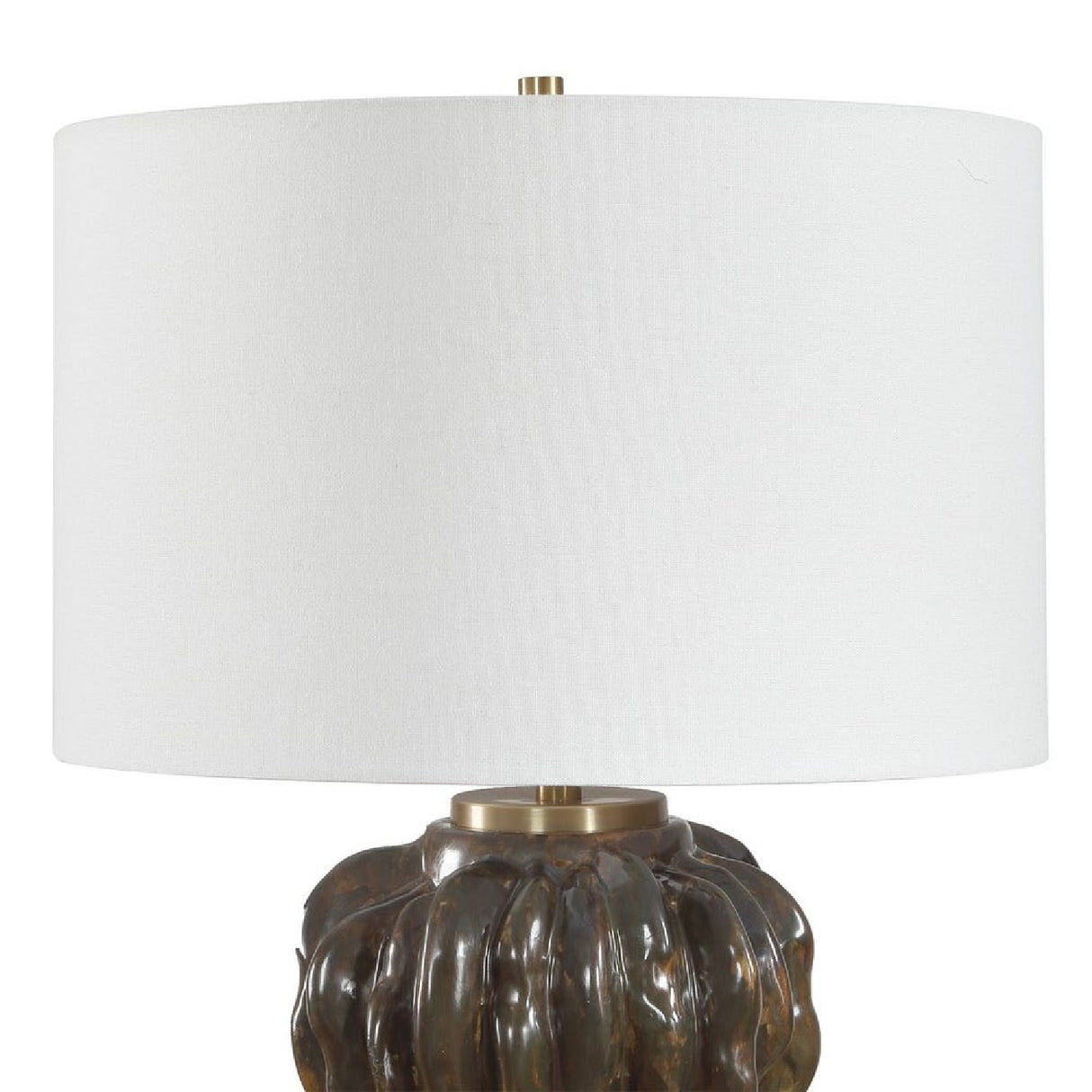   Stacked Fluted Ceramic Table Lamp | Oroa.com