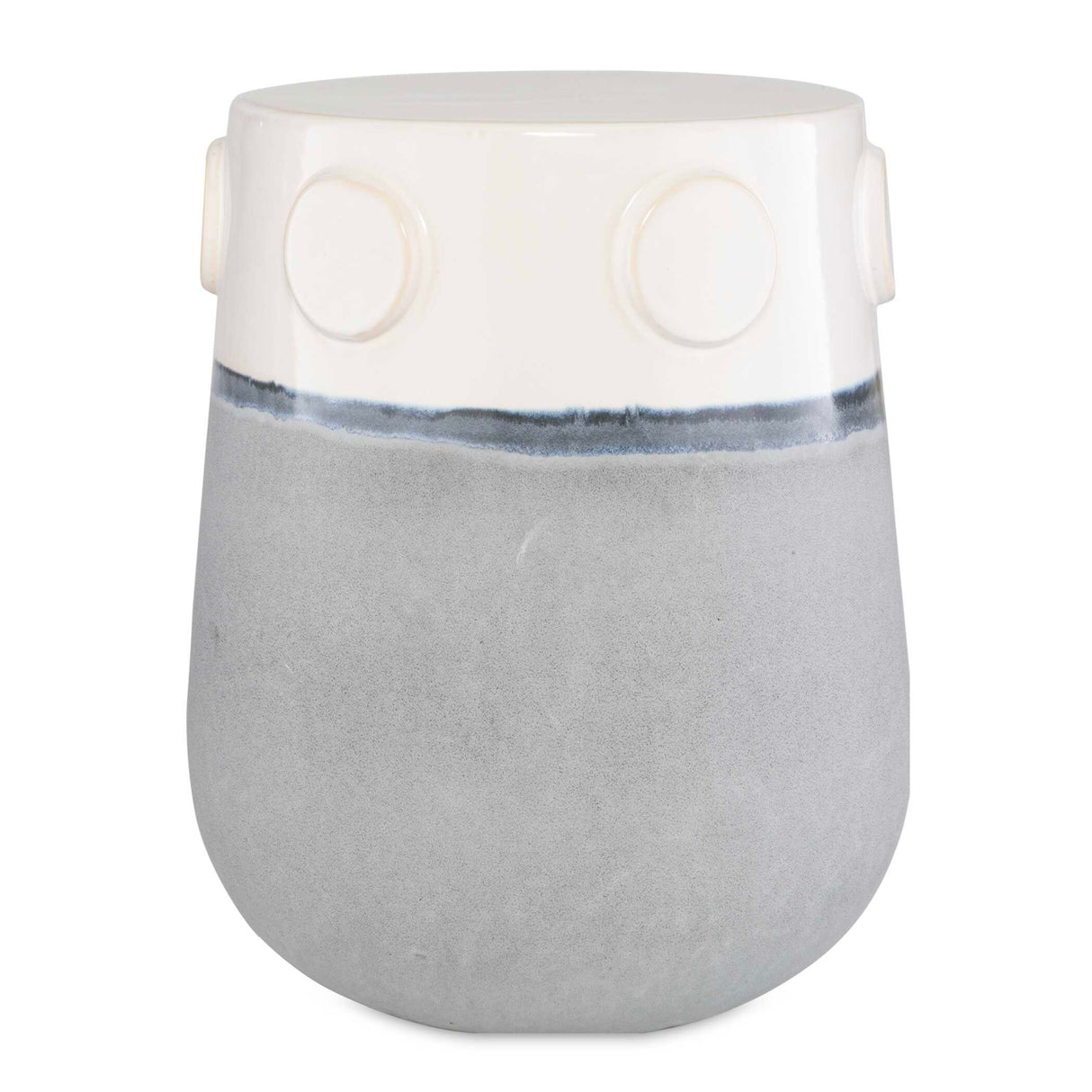  Two-Toned Ceramic Garden Stool | Oroa.com