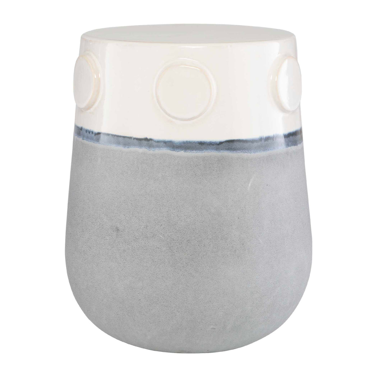   Two-Toned Ceramic Garden Stool | Oroa.com