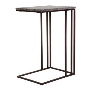   Travertine Pull-Up Accent Table | Oroa.com