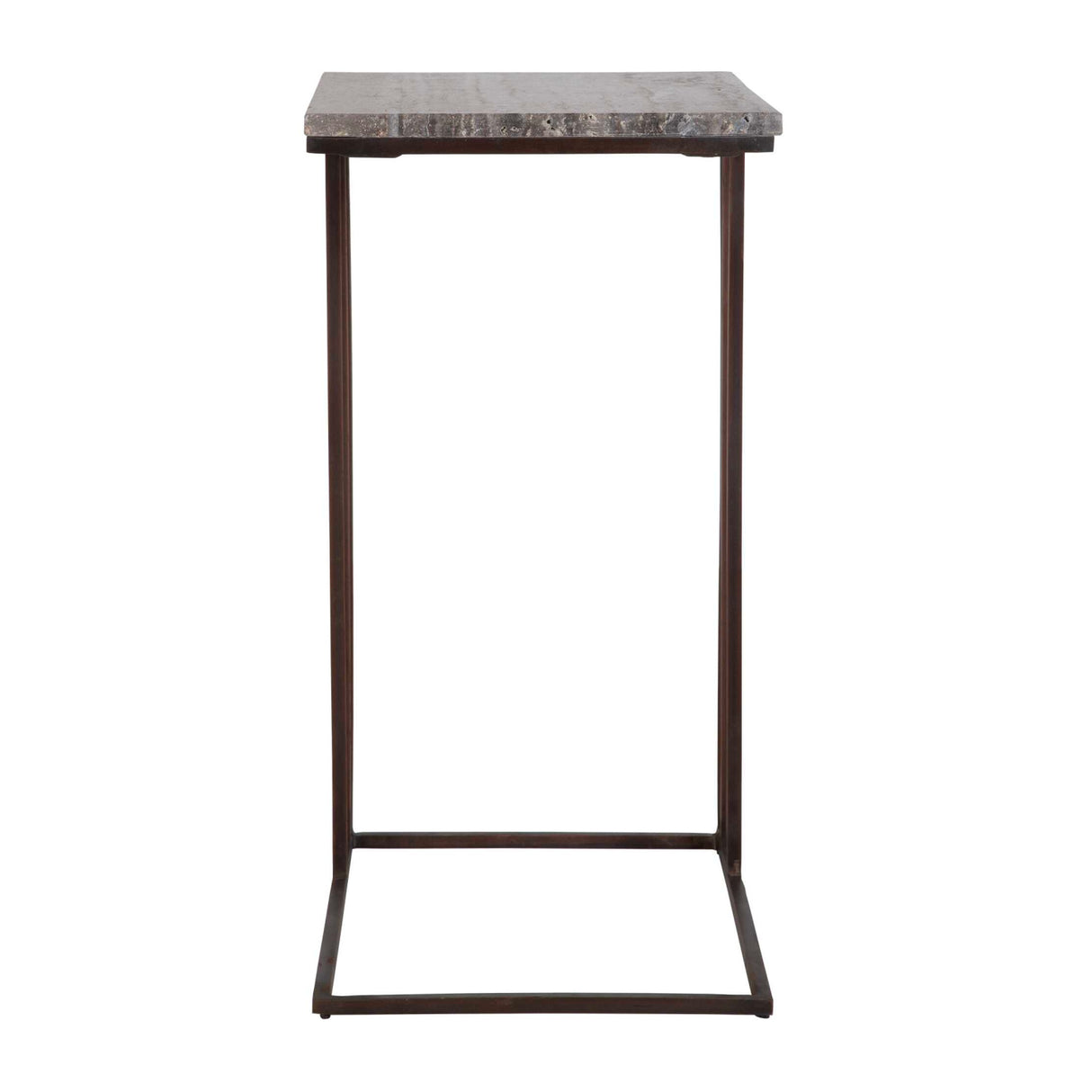   Travertine Pull-Up Accent Table | Oroa.com