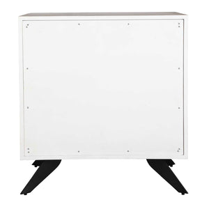   White Wooden 3-Drawer Chest | Oroa.com
