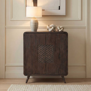   Weathered Mindi Wood 2-Door Cabinet | Oroa.com