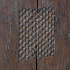   Weathered Mindi Wood 2-Door Cabinet | Oroa.com
