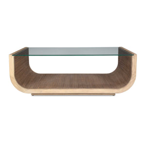   Curved Mahogany Coffee Table | Oroa.com