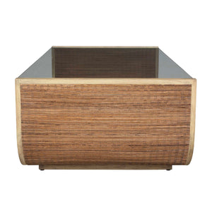   Curved Mahogany Coffee Table | Oroa.com
