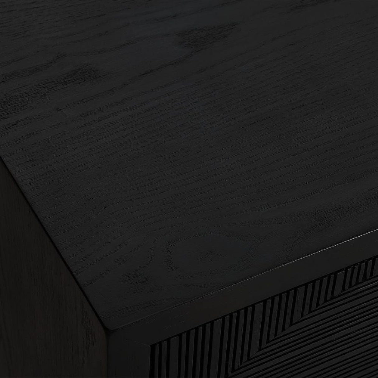   Black Circle Patterned 2-Door Cabinet | Oroa.com