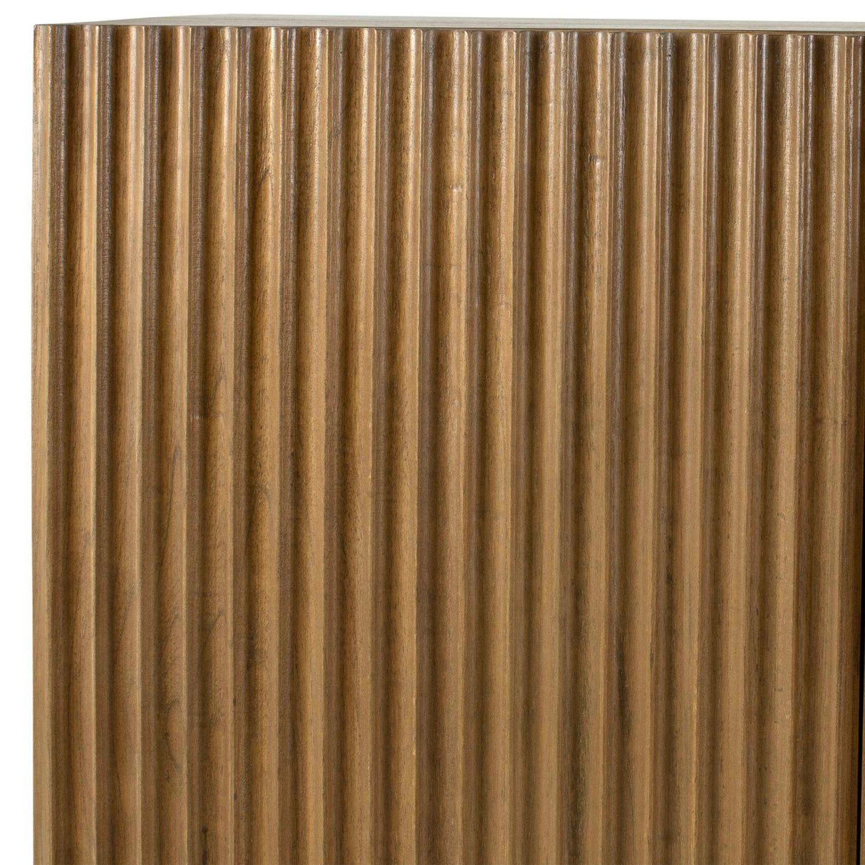   Fluted Wood 4-Door Cabinet | Oroa.com