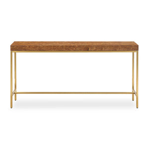   Burl Veneer Console Table | Oroa.com