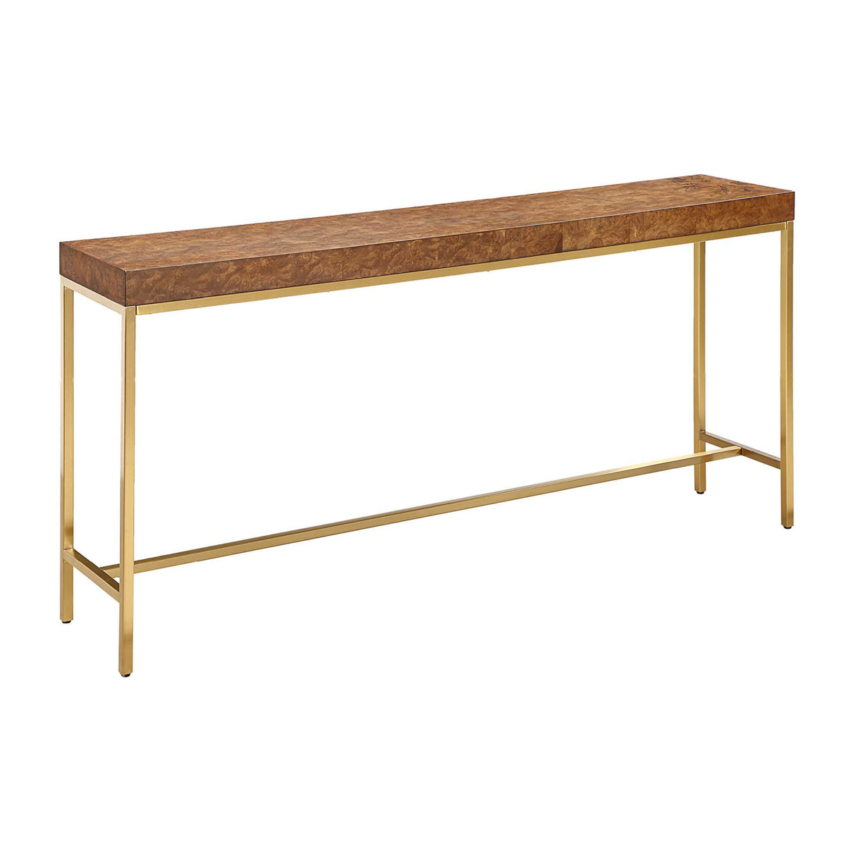   Burl Veneer Console Table | Oroa.com