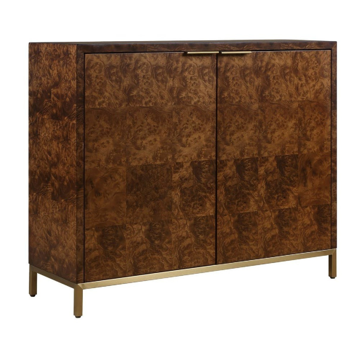   Burl Wood 2-Door Cabinet | Oroa.com
