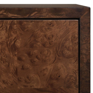   Burl Wood 2-Door Cabinet | Oroa.com