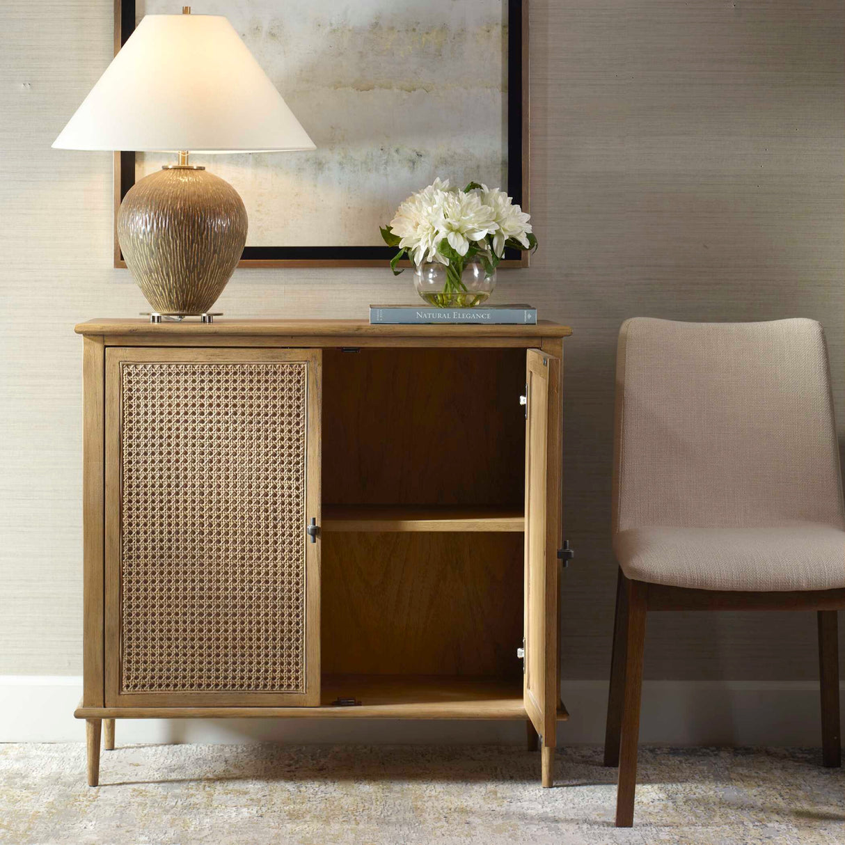   Rattan Cane 2-Door Cabinet | Oroa.com