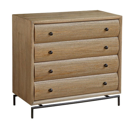   Modern European furniture - Mindi Wood 4-Drawer Chest - www.oroa.com | Oroa.com