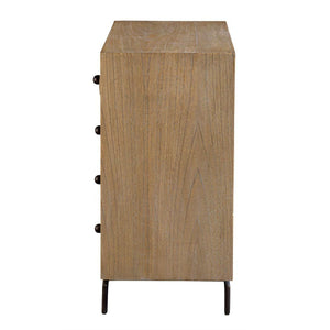   Mindi Wood 4-Drawer Chest | Oroa.com