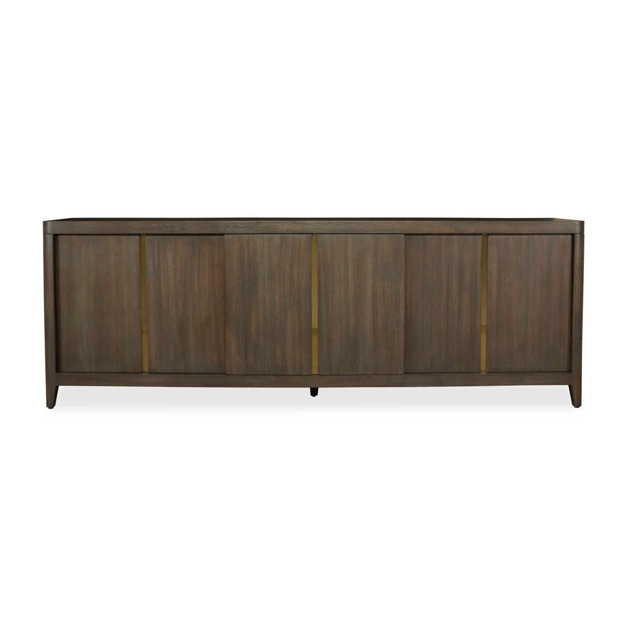   Walnut Sliding-Door Consile Cabinet | Oroa.com