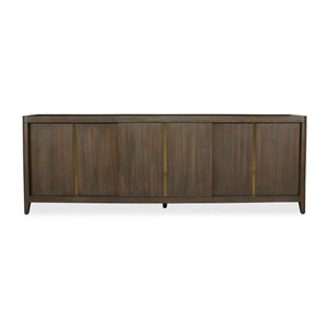   Walnut Sliding-Door Consile Cabinet | Oroa.com