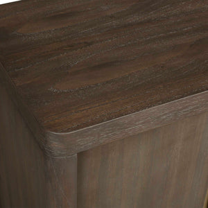   Walnut Sliding-Door Consile Cabinet | Oroa.com
