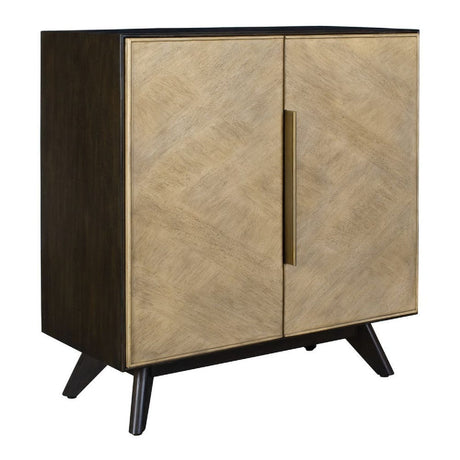   Modern European furniture - Wooden Veneer 2-Door Cabinet - www.oroa.com | Oroa.com