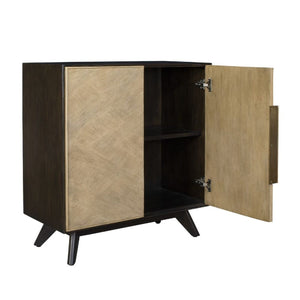   Wooden Veneer 2-Door Cabinet | Oroa.com