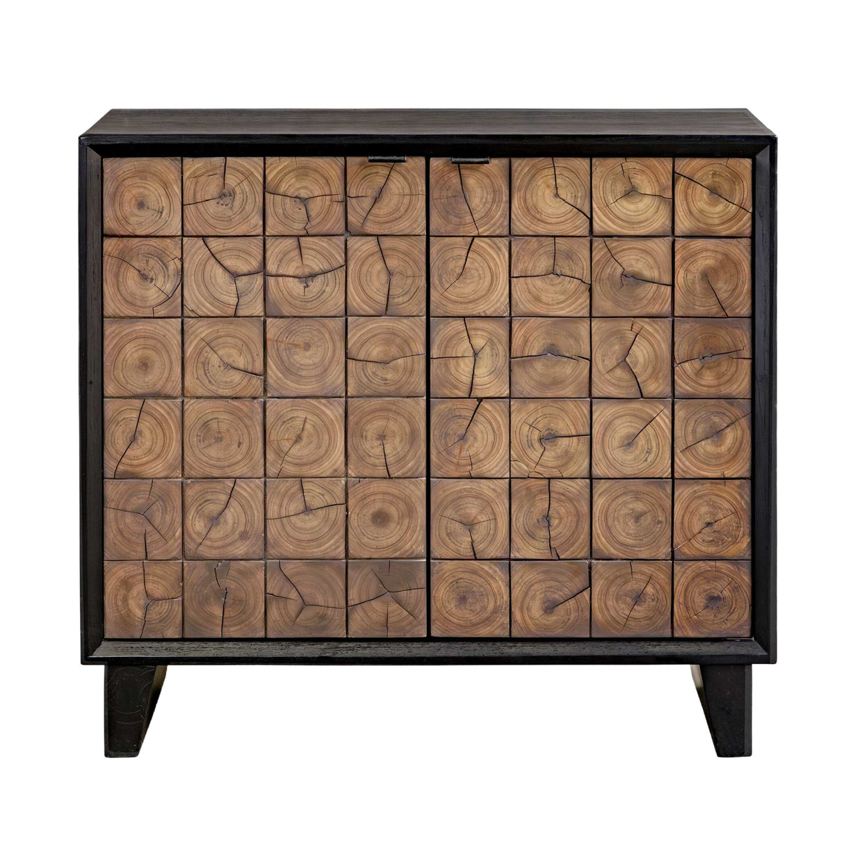   Wooden 2-Door Grid Cabinet | Oroa.com