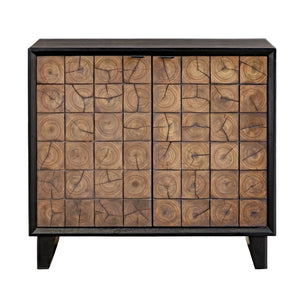   Wooden 2-Door Grid Cabinet | Oroa.com
