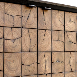   Wooden 2-Door Grid Cabinet | Oroa.com