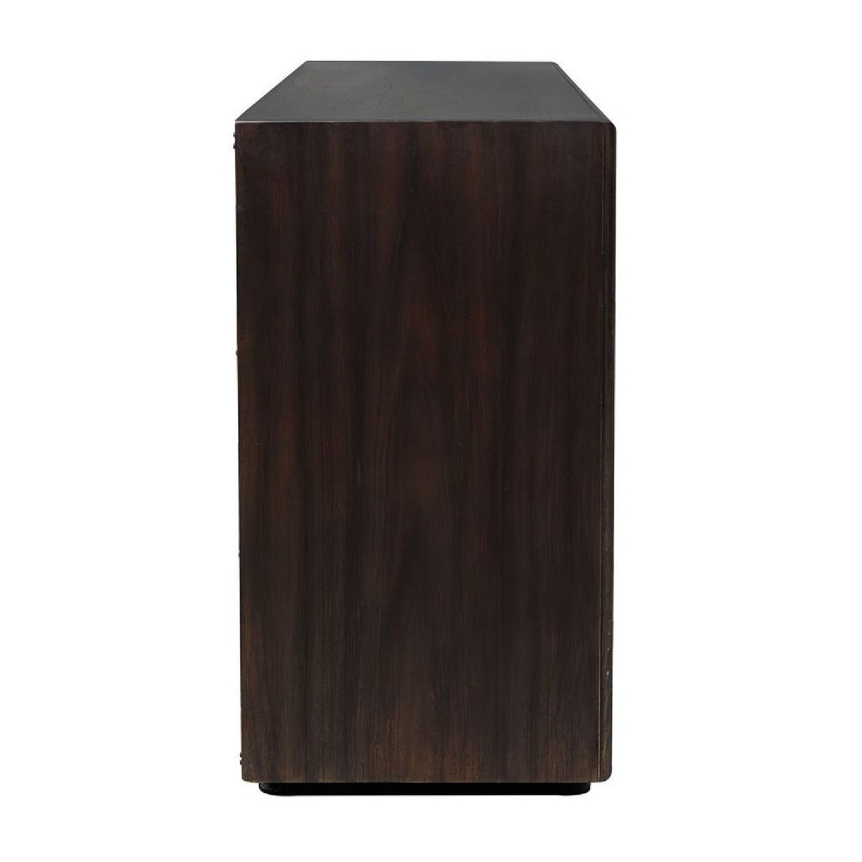   Black Chiseled 4-Door Cabinet | Oroa.com
