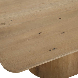   Solid Oak Minimalist Coffee Table | Oroa.com