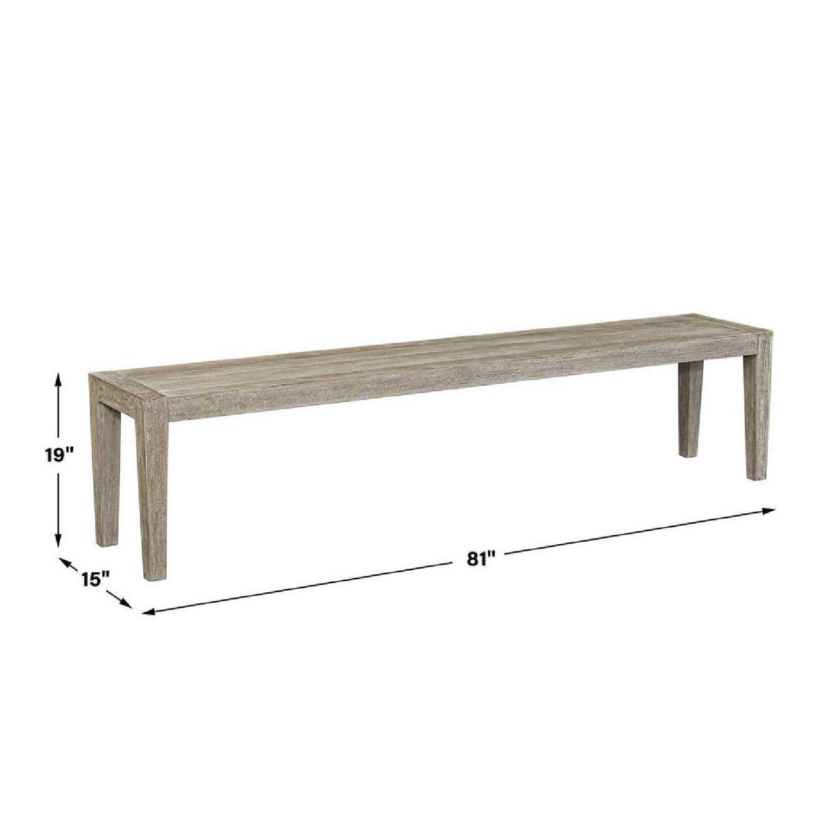   Mahogany Outdoor Bench | Oroa.com