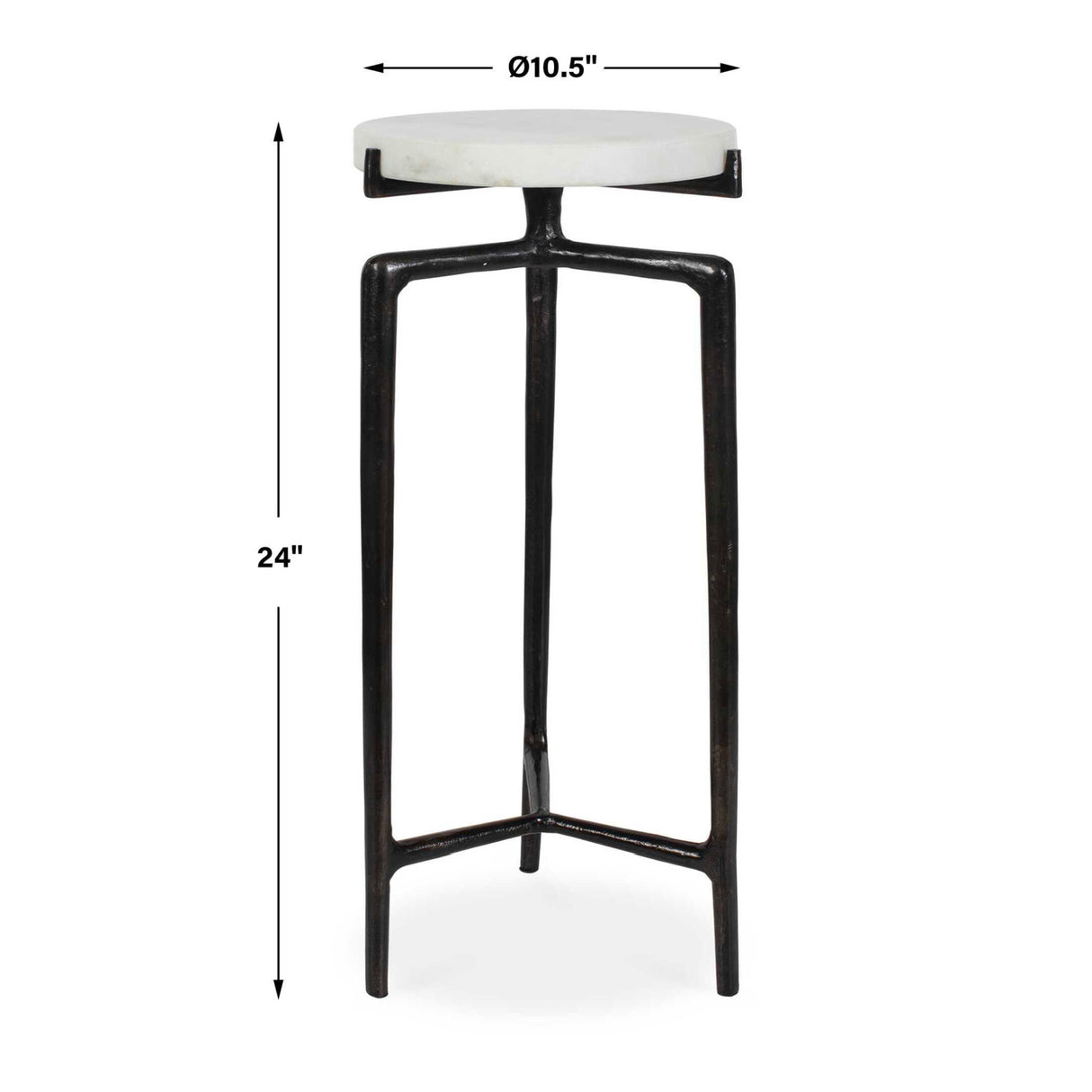   Antique Bronze Drink Table | Oroa.com