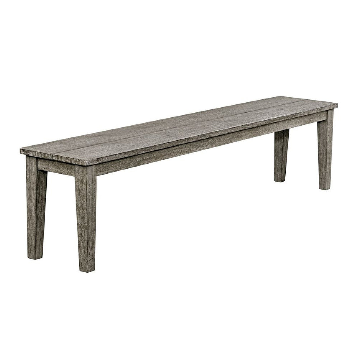   Rustic Gray Mahogany Bench | Oroa.com