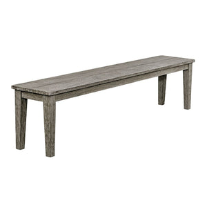   Rustic Gray Mahogany Bench | Oroa.com