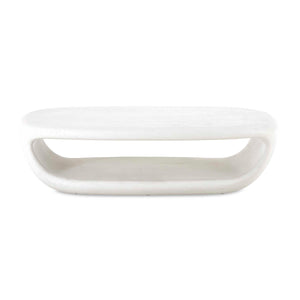   White Concrete Indoor/Outdoor Coffee Table | Oroa.com