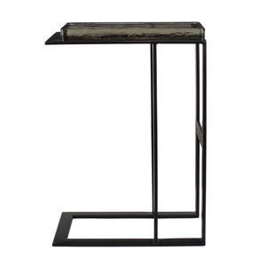   Cast Glass Pull-Up Accent Table | Oroa.com