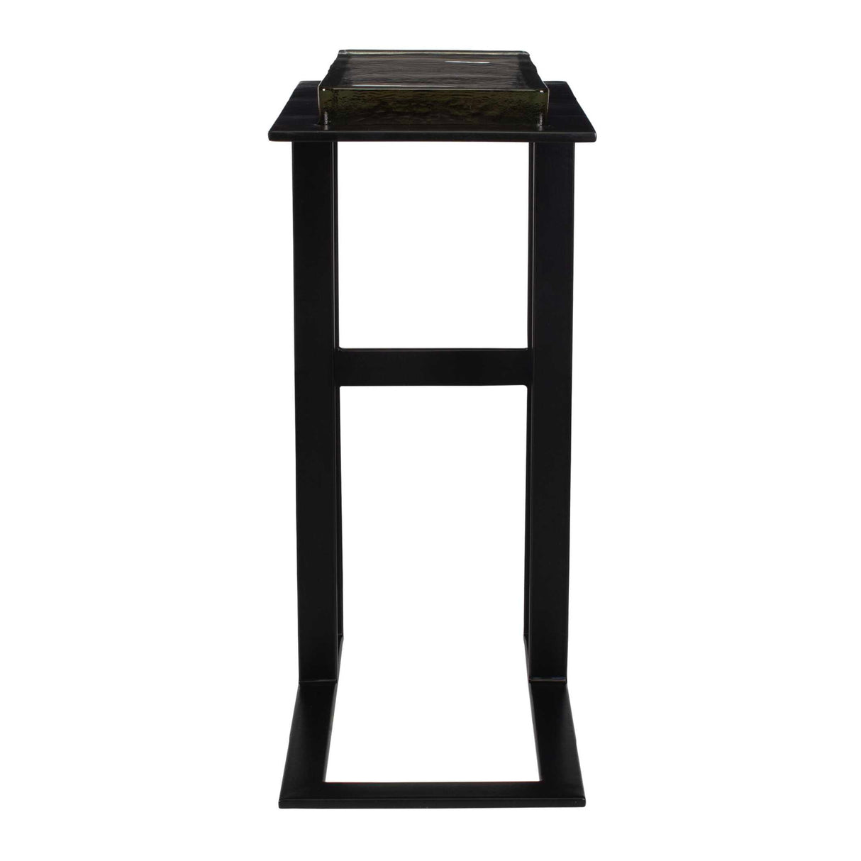   Cast Glass Pull-Up Accent Table | Oroa.com
