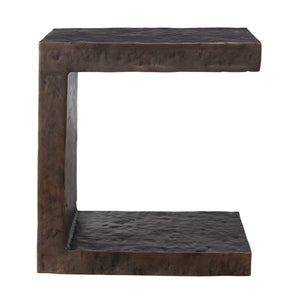   Golden Bronze Indoor/Outdoor Side Table | Oroa.com