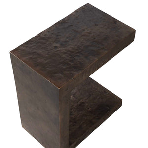   Golden Bronze Indoor/Outdoor Side Table | Oroa.com